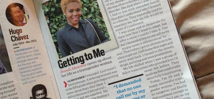 JET Magazine Features Black Trans Woman