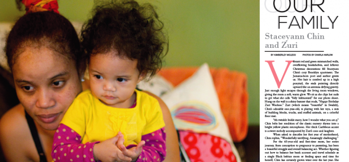 PREVIEW: Staceyann Chin and Baby Zuri Featured in ELIXHER Magazine