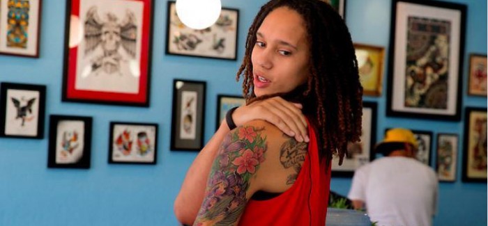 WATCH: Brittney Griner Shows Us Her “Lesbian Tattoo”
